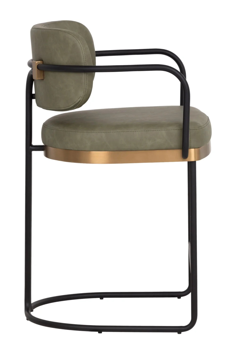 Luxury Upholstered Modern Counter Stool European Style for Villa