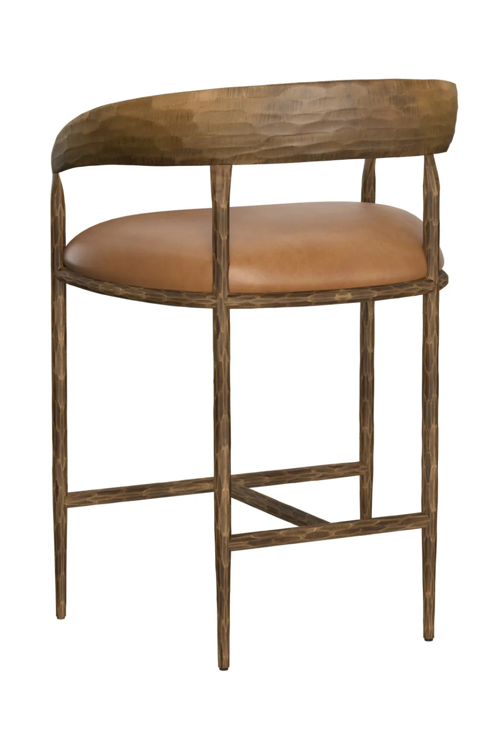 Luxury Upholstered Modern Counter Stool European Style for Villa