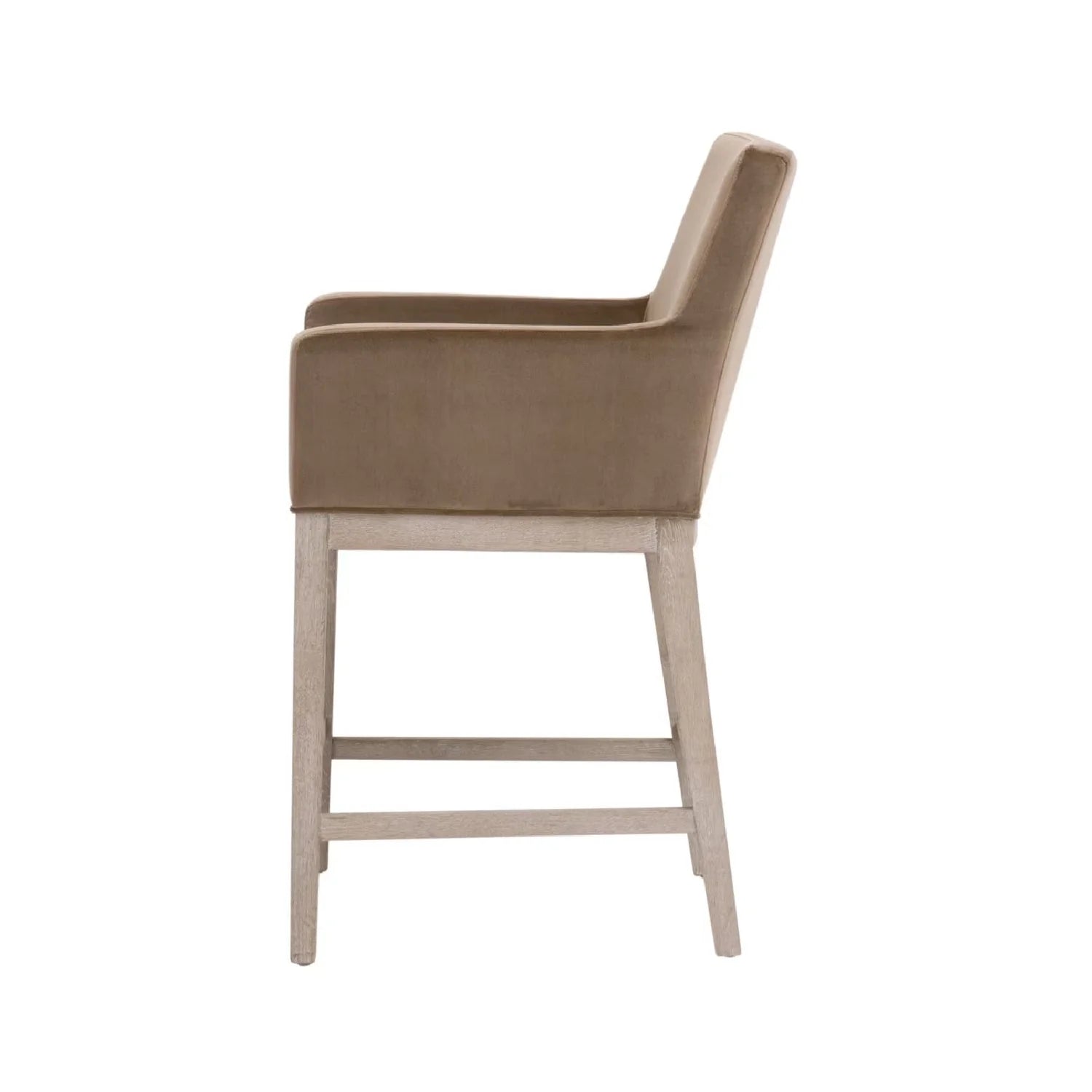 Luxury Upholstered Modern Counter Stool European Style for Villa