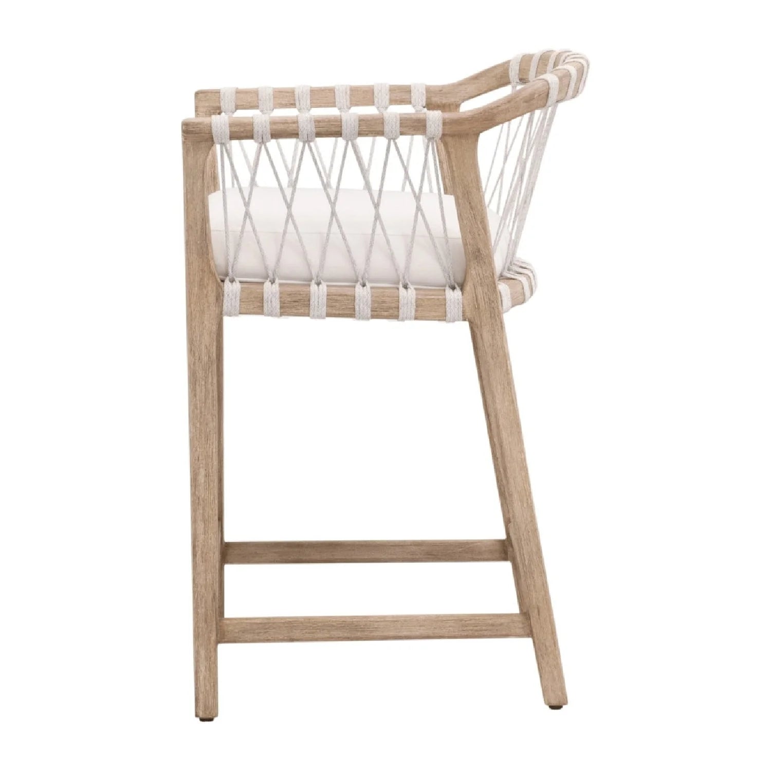 Luxury Upholstered Modern Counter Stool European Style for Villa