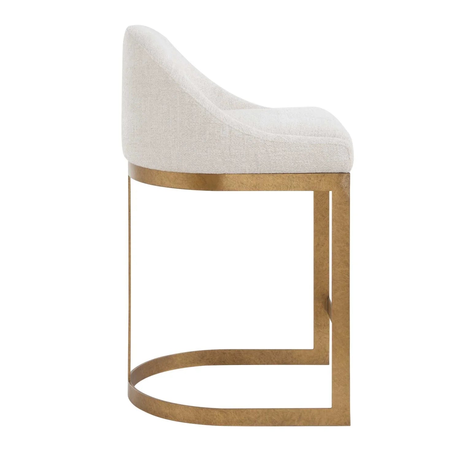 Luxury Upholstered Modern Counter Stool European Style for Villa