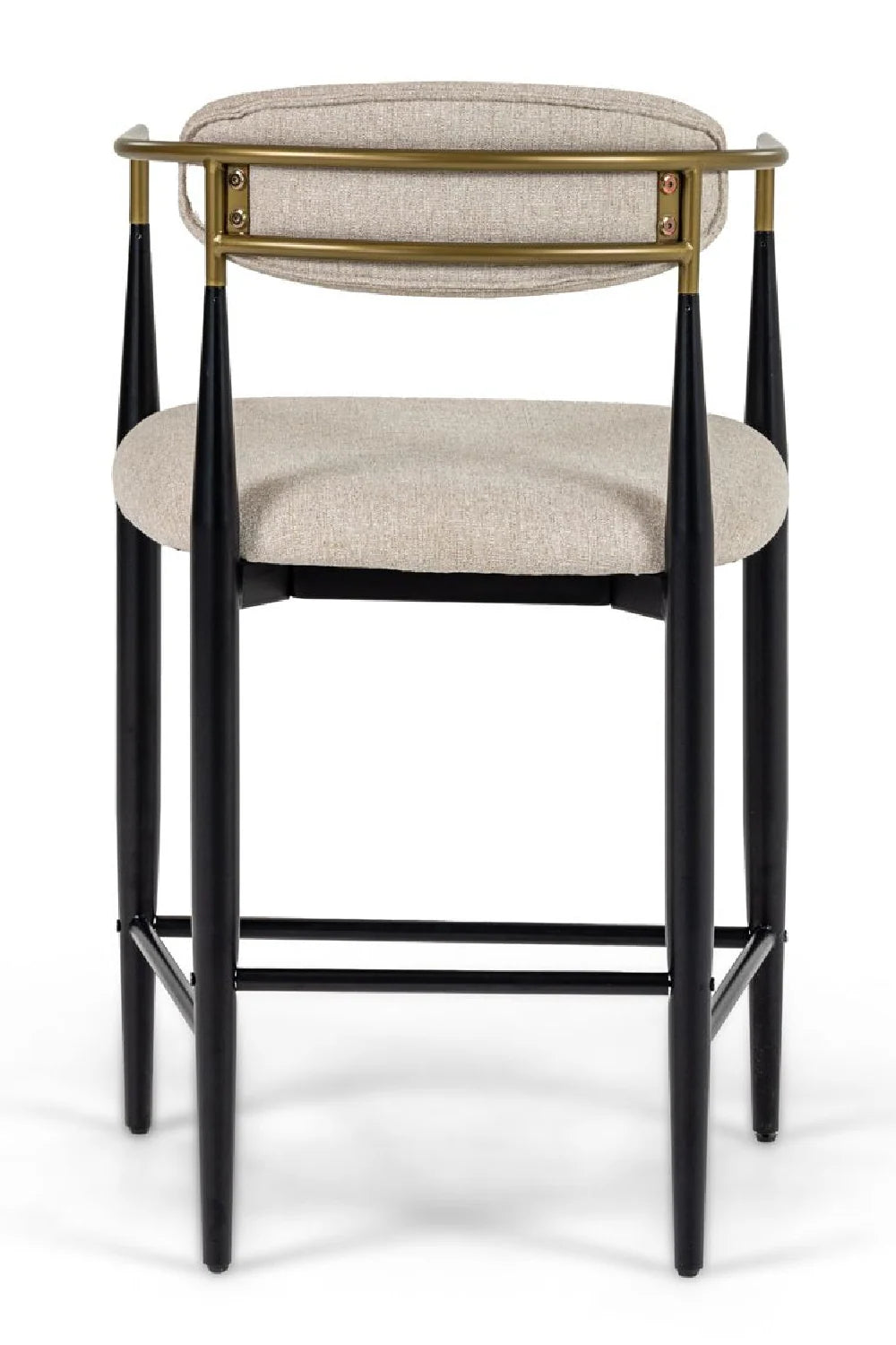 Luxury Upholstered Modern Counter Stool European Style for Villa