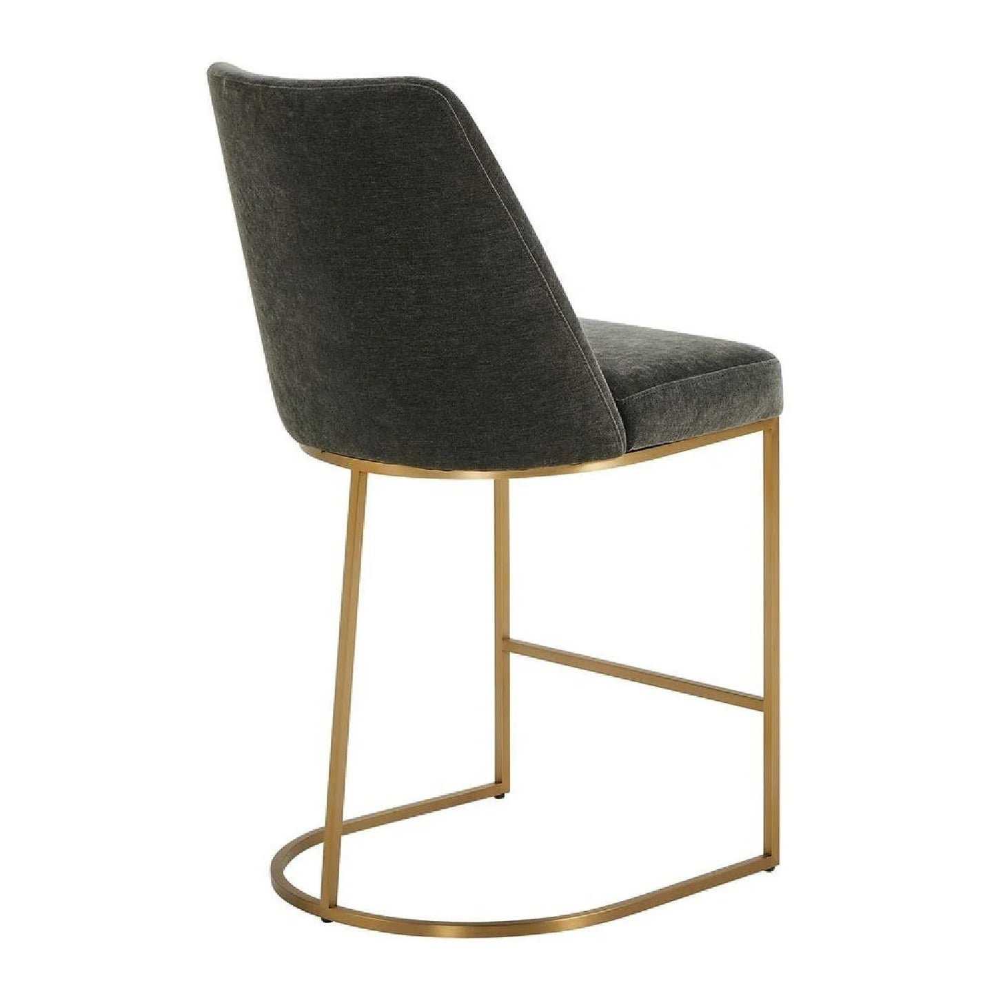Luxury Upholstered Modern Counter Stool European Style for Villa