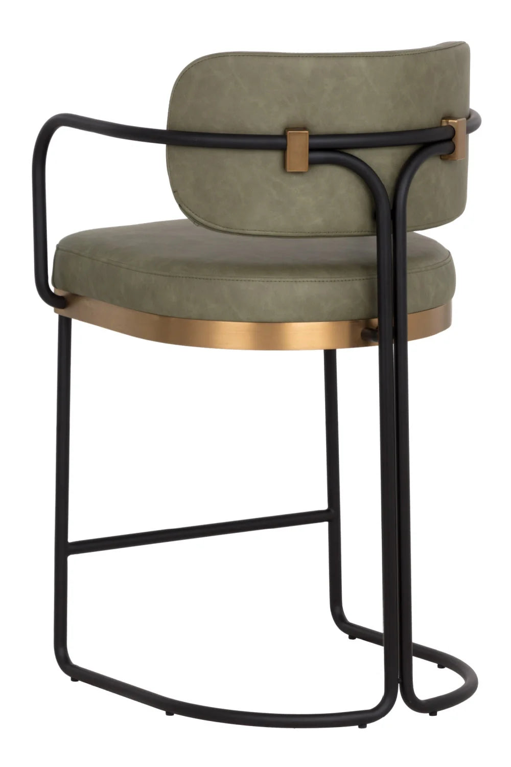 Luxury Upholstered Modern Counter Stool European Style for Villa