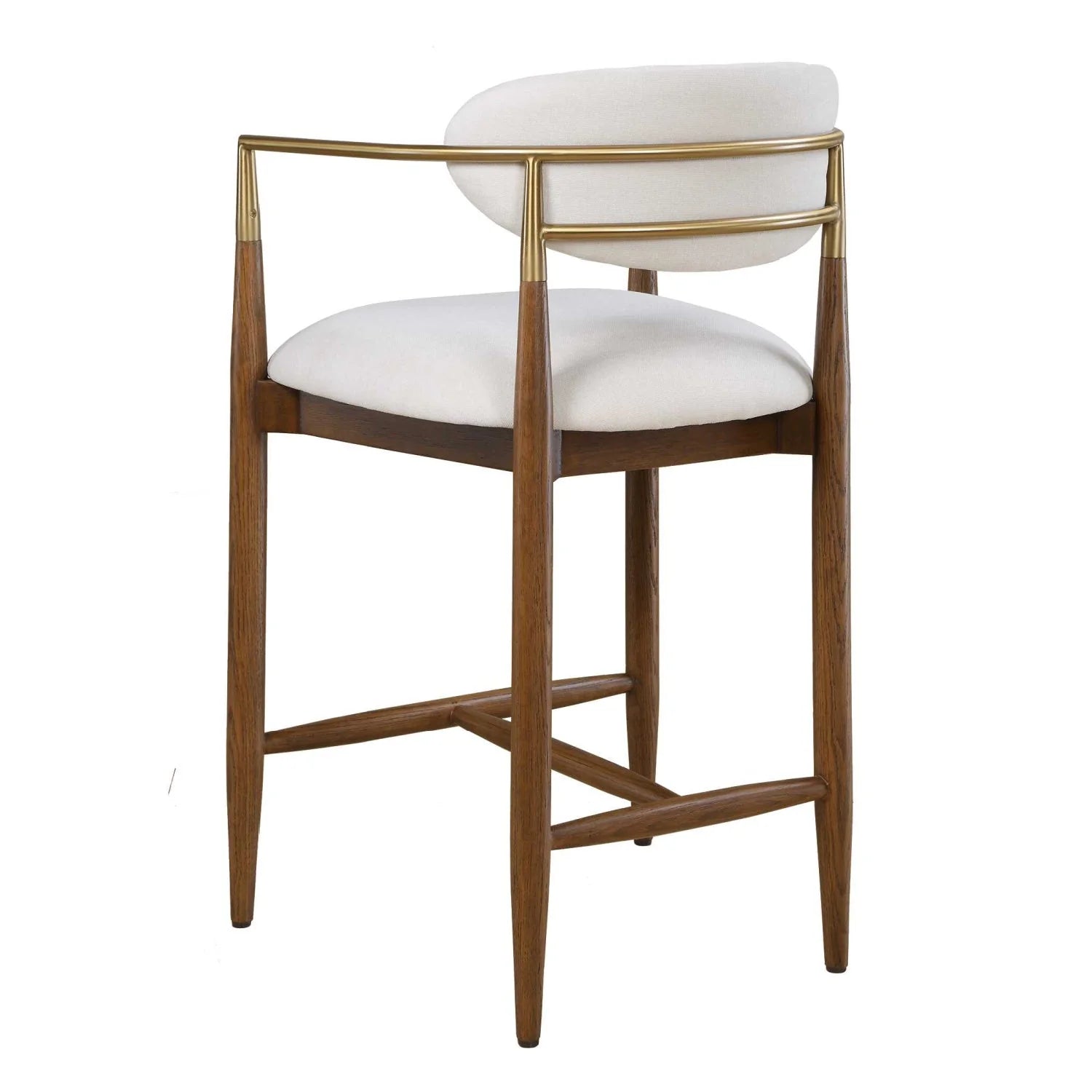 Luxury Upholstered Modern Counter Stool European Style for Villa