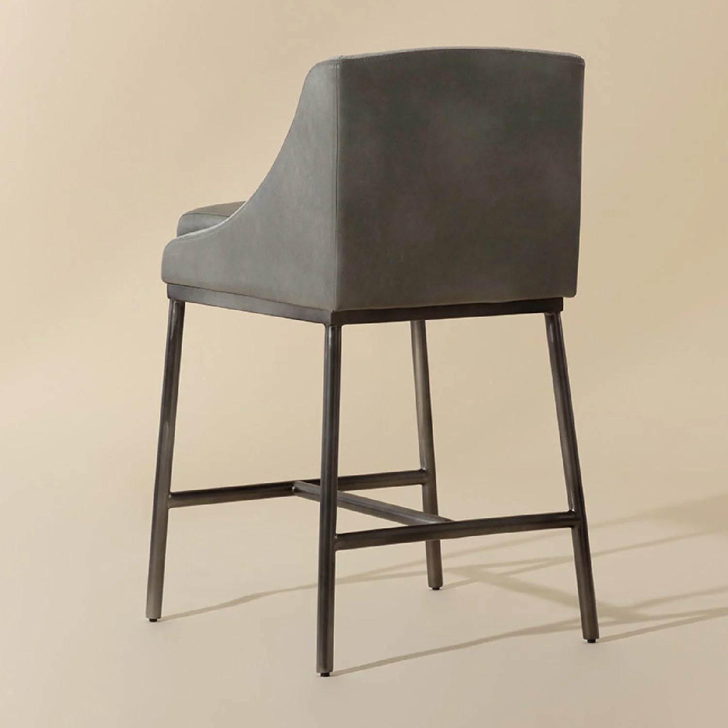 Luxury Upholstered Modern Counter Stool European Style for Villa