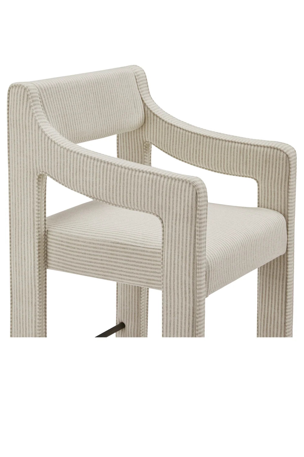 Luxury Upholstered Modern Counter Stool European Style for Villa