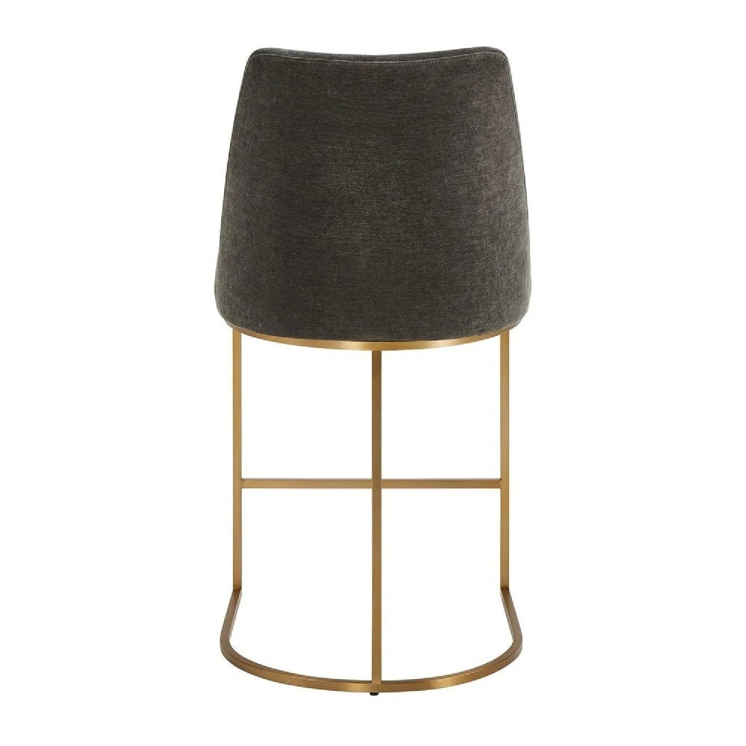 Luxury Upholstered Modern Counter Stool European Style for Villa
