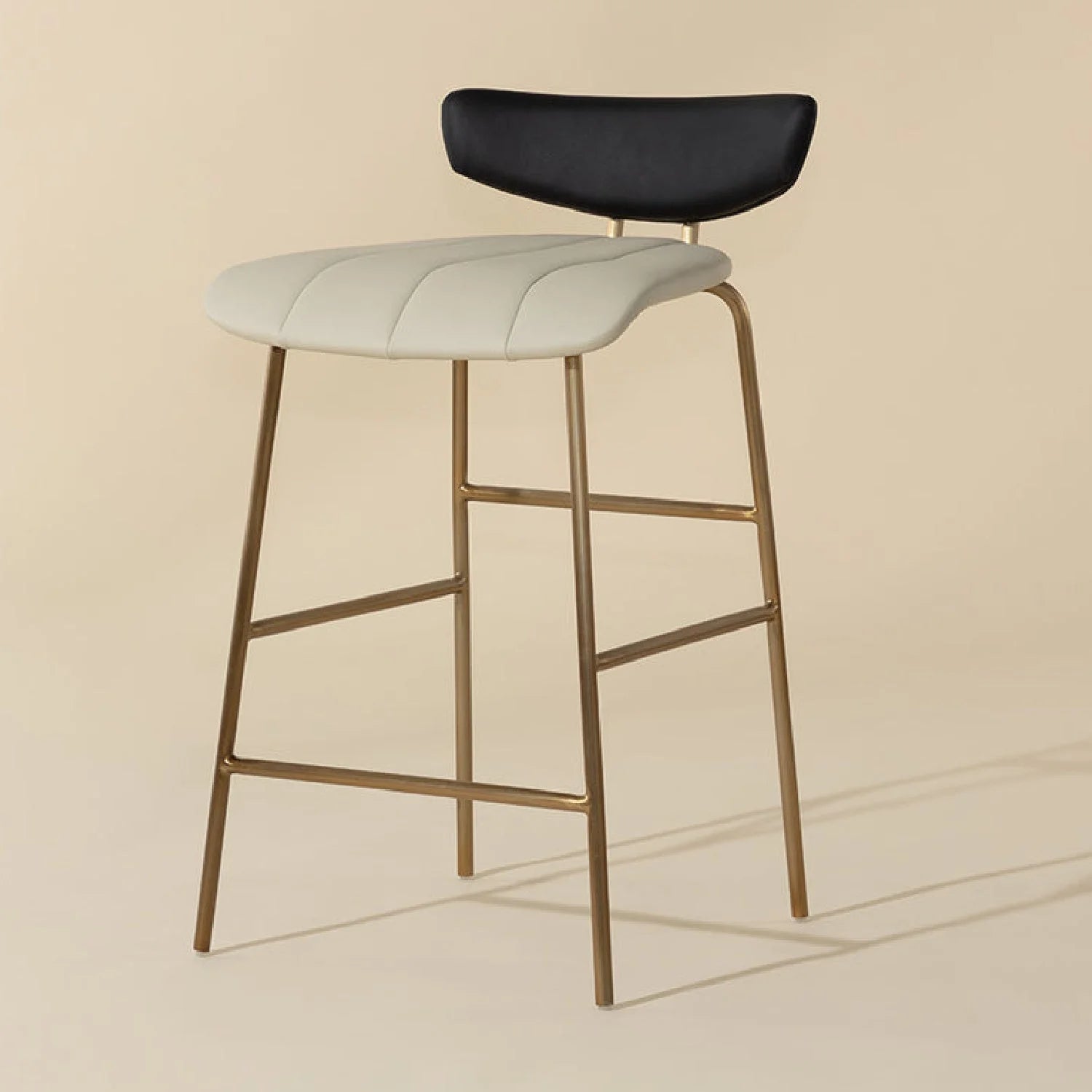 Luxury Upholstered Modern Counter Stool European Style for Villa