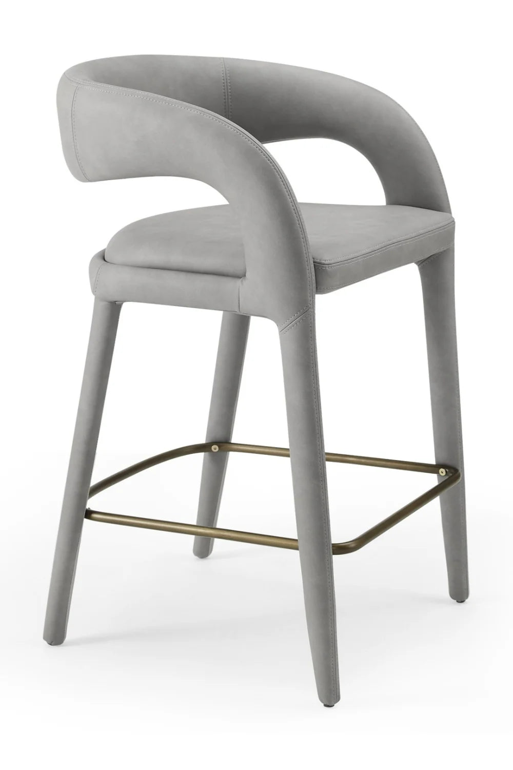 Luxury Upholstered Modern Counter Stool European Style for Villa
