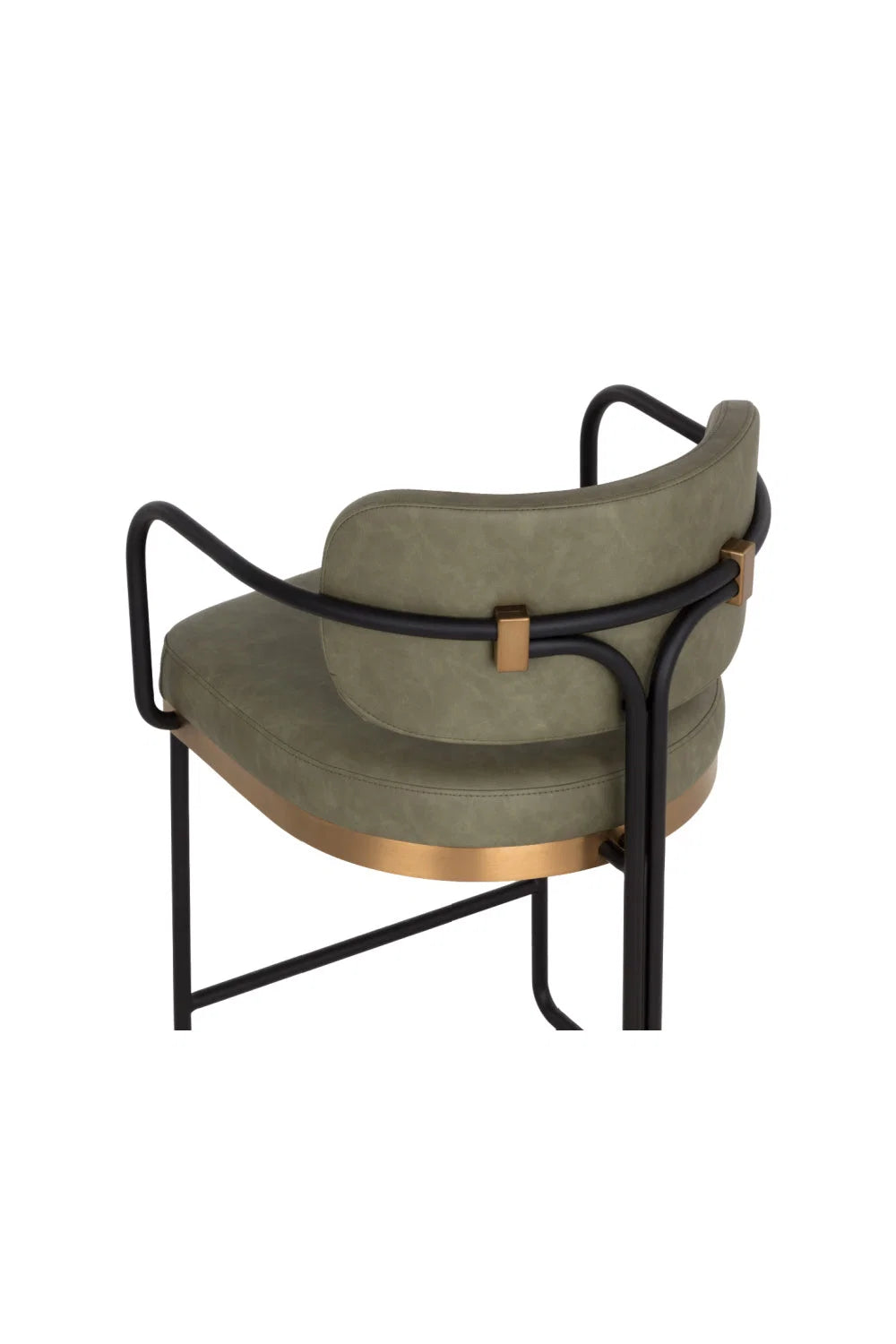 Luxury Upholstered Modern Counter Stool European Style for Villa