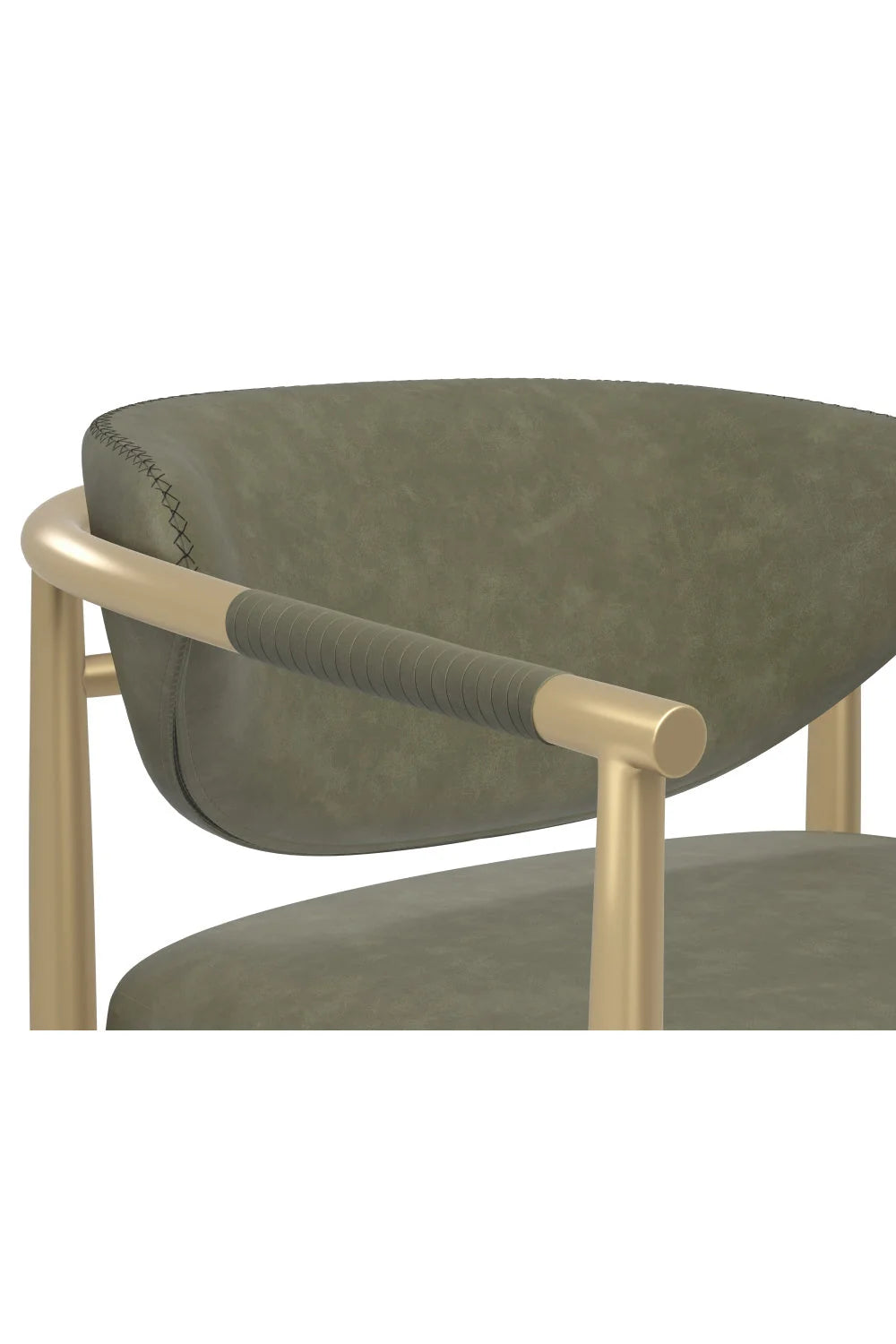Luxury Upholstered Modern Counter Stool European Style for Villa