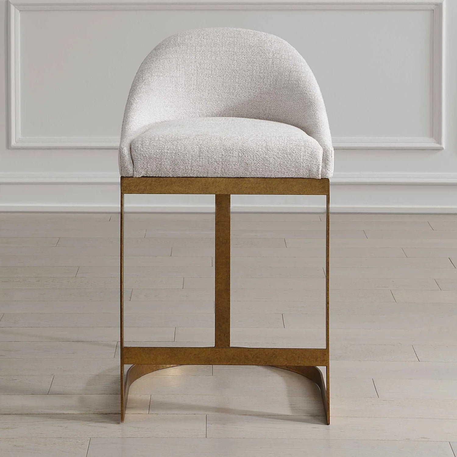 Luxury Upholstered Modern Counter Stool European Style for Villa