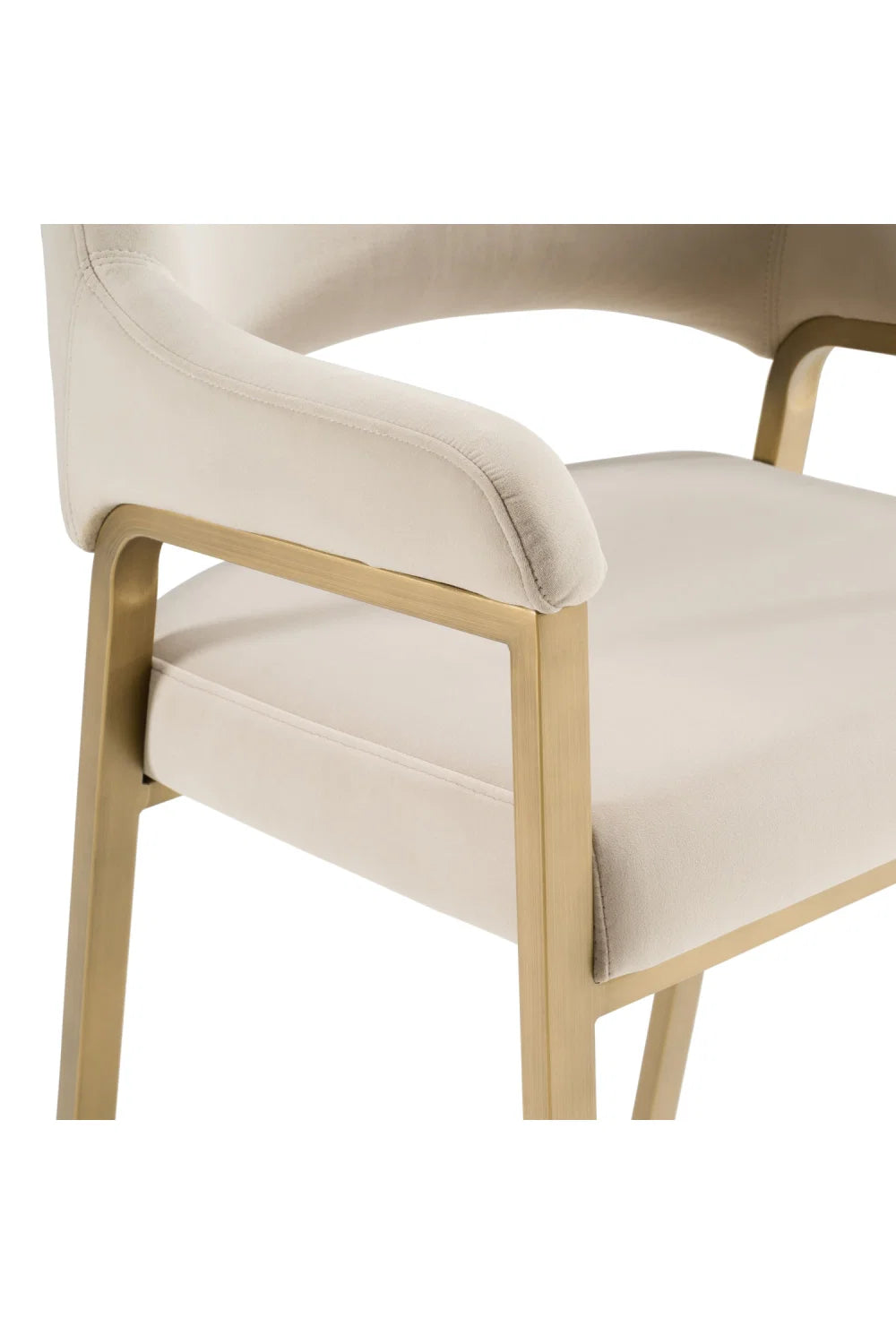 Luxury Upholstered Modern Counter Stool European Style for Villa
