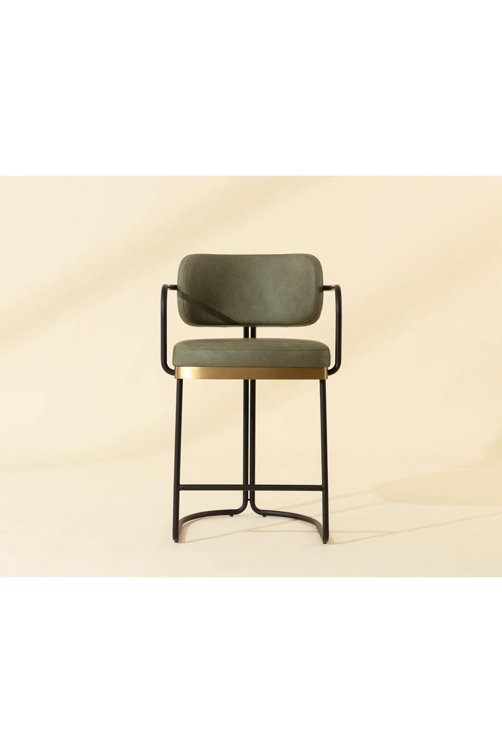 Luxury Upholstered Modern Counter Stool European Style for Villa