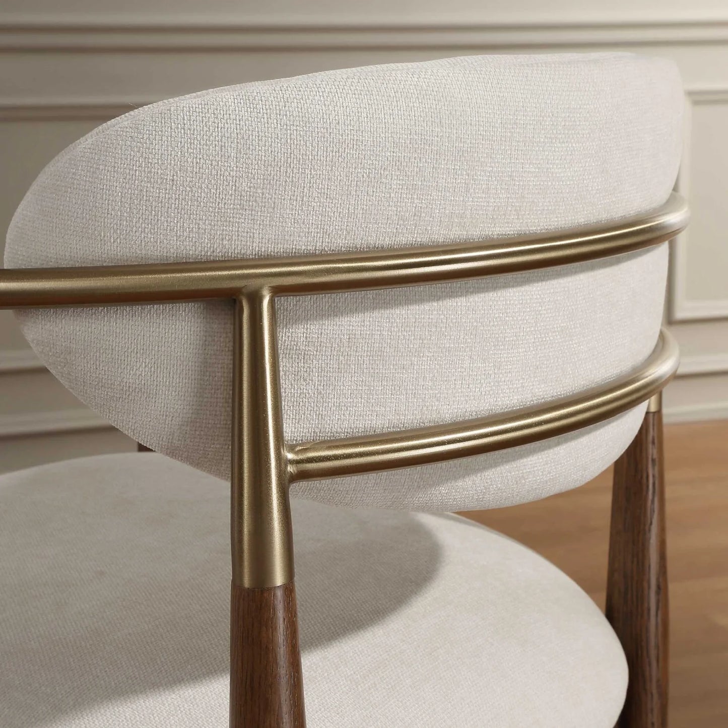 Luxury Upholstered Modern Counter Stool European Style for Villa