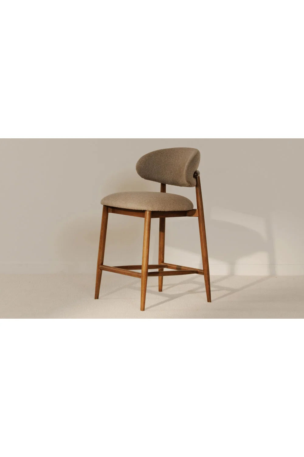 Luxury Upholstered Modern Counter Stool European Style for Villa