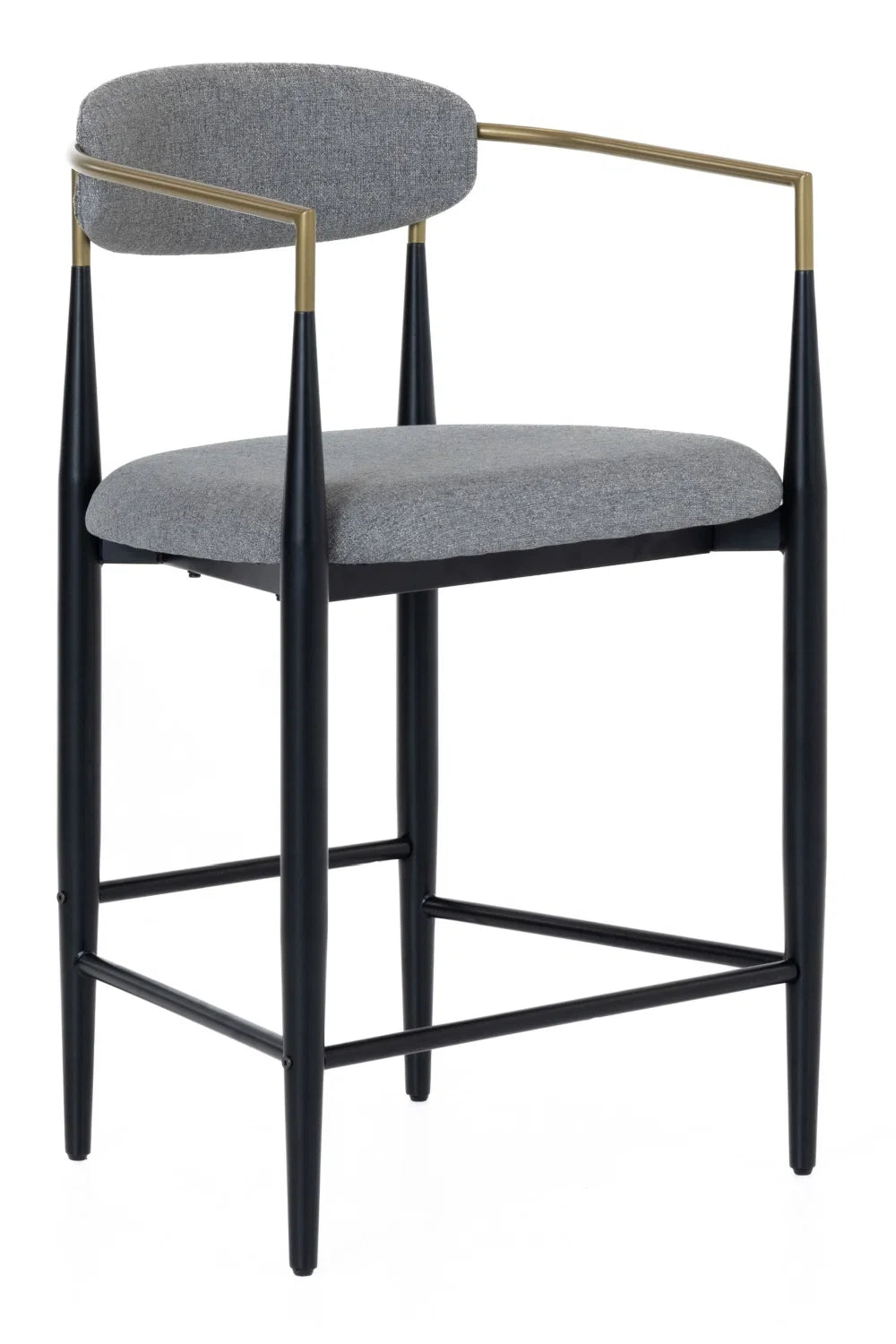 Luxury Upholstered Modern Counter Stool European Style for Villa