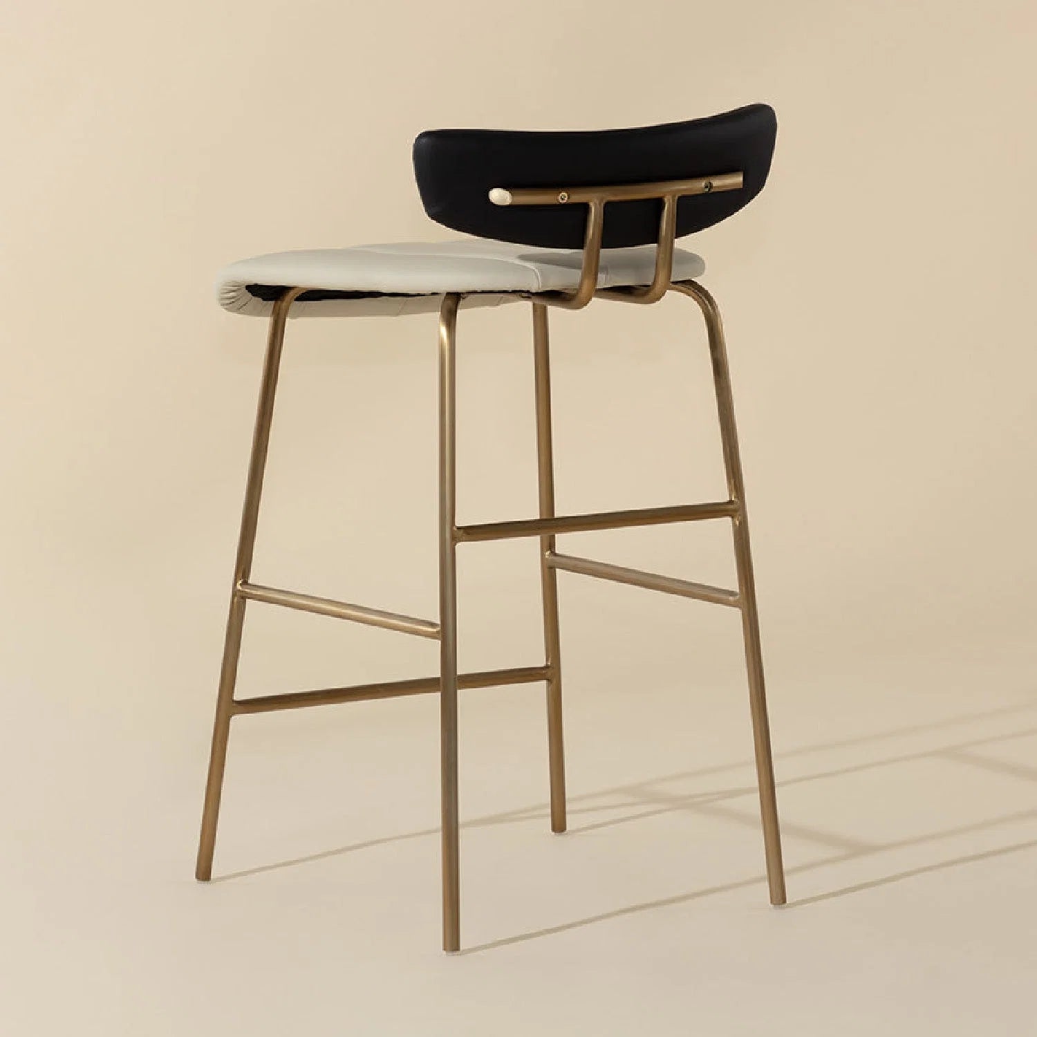 Luxury Upholstered Modern Counter Stool European Style for Villa
