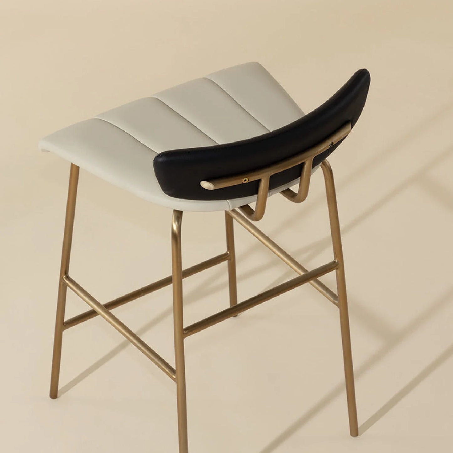 Luxury Upholstered Modern Counter Stool European Style for Villa