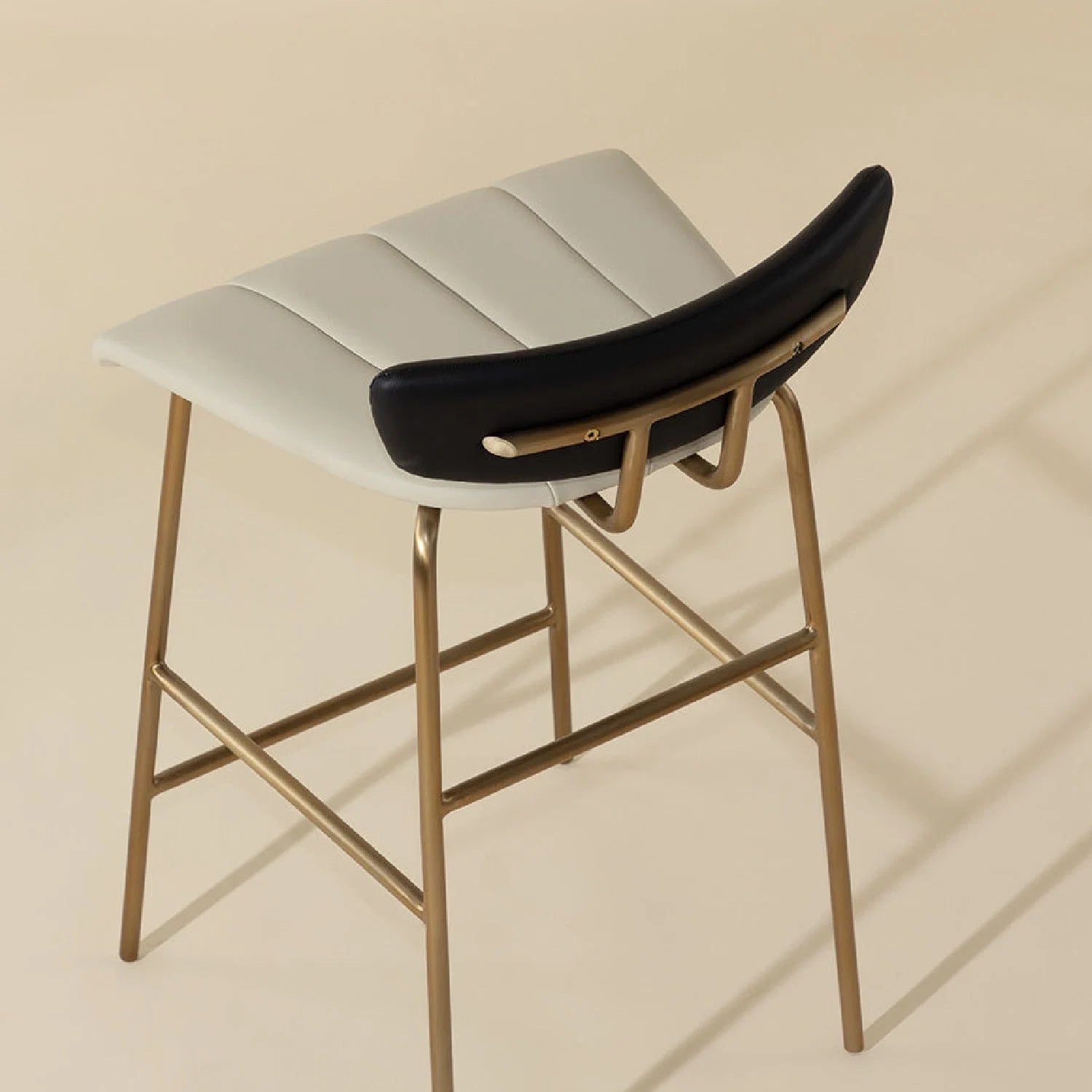 Luxury Upholstered Modern Counter Stool European Style for Villa