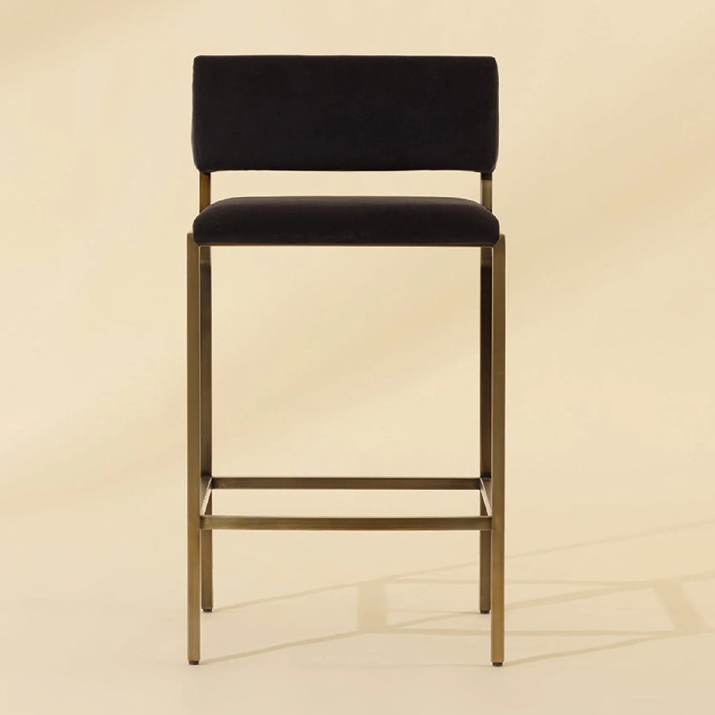 Luxury Upholstered Modern Counter Stool European Style for Villa