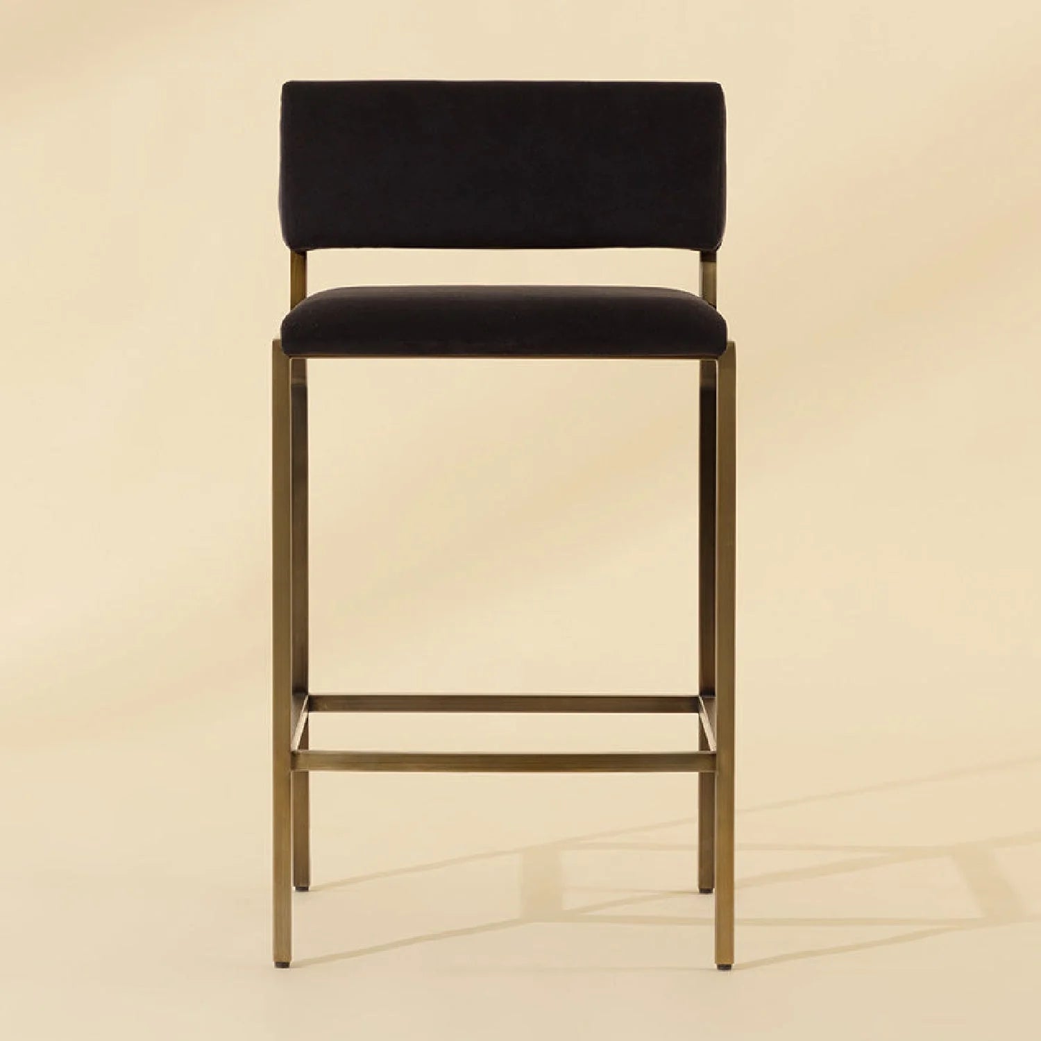 Luxury Upholstered Modern Counter Stool European Style for Villa