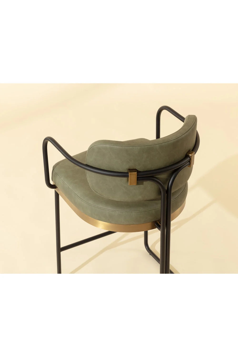 Luxury Upholstered Modern Counter Stool European Style for Villa
