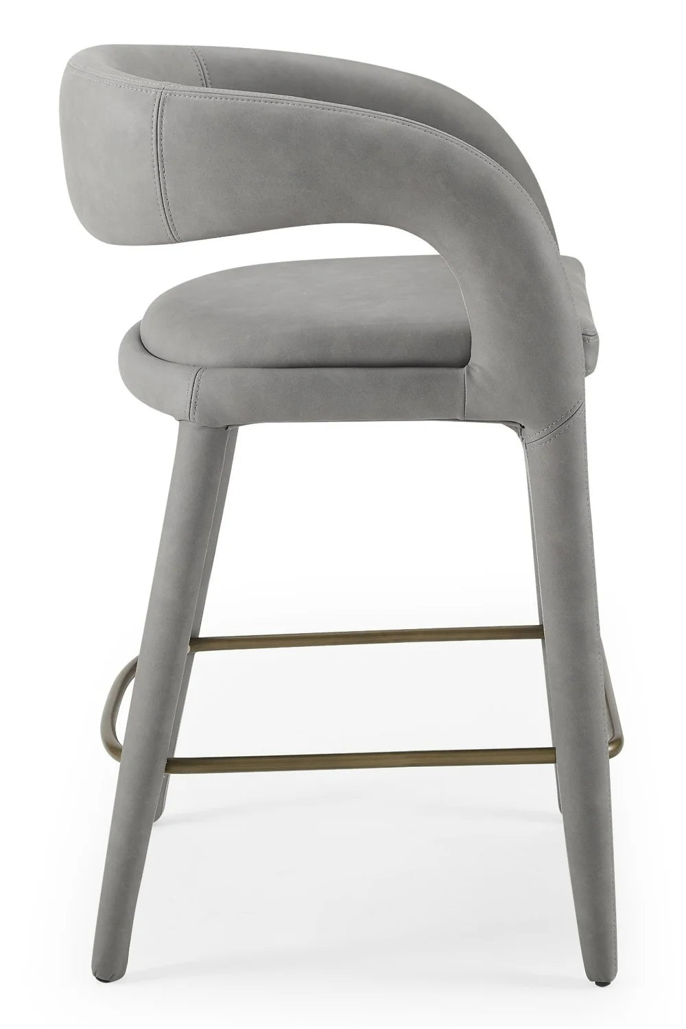 Luxury Upholstered Modern Counter Stool European Style for Villa
