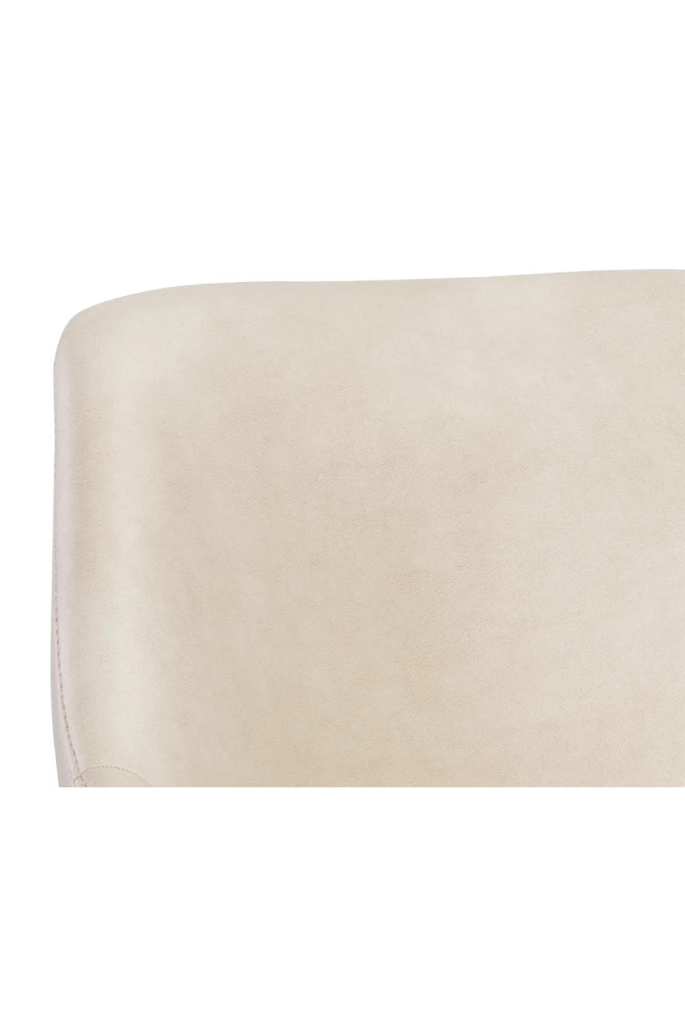 Luxury Upholstered Modern Cream Counter Stool European Style for Villa