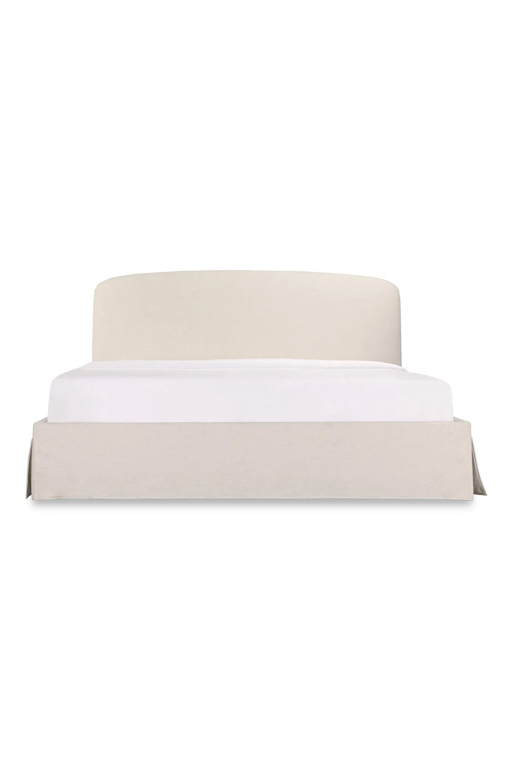 Luxury Upholstered Modern Cream Storage Bed European Style for Villa