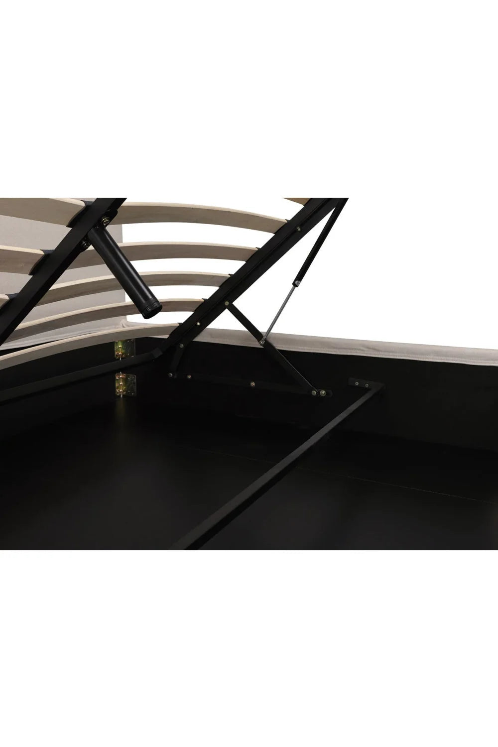 Luxury Upholstered Modern Cream Storage Bed European Style for Villa