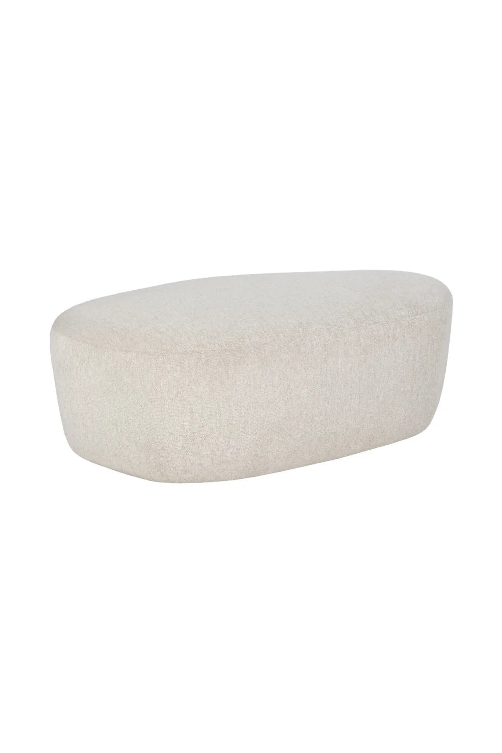 Luxury Upholstered Modern Curved Ottoman European Style for Villa
