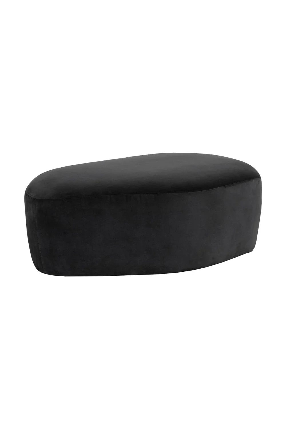 Luxury Upholstered Modern Curved Ottoman European Style for Villa