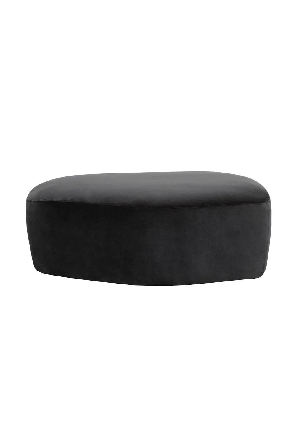 Luxury Upholstered Modern Curved Ottoman European Style for Villa