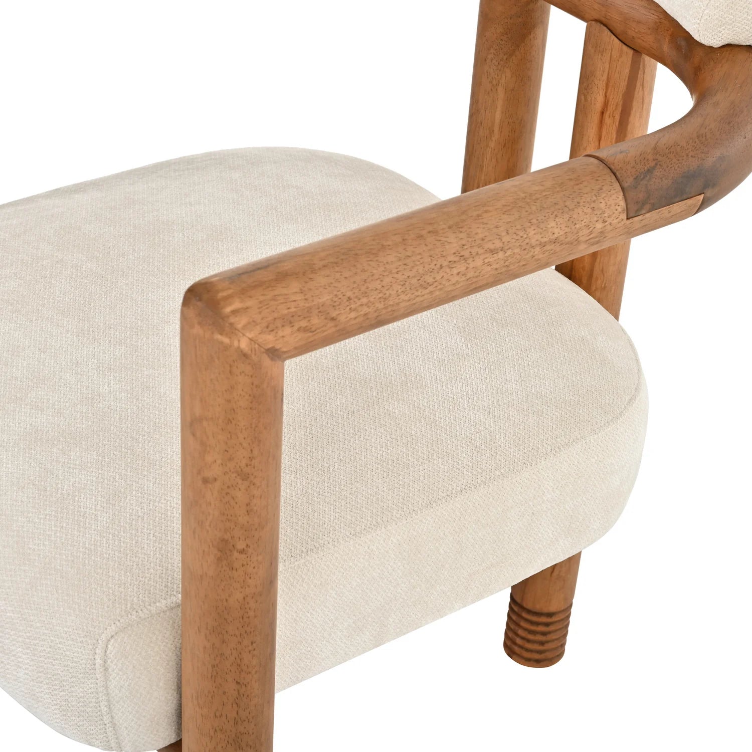 Luxury Upholstered Modern Dining Armchair European Style for Villa
