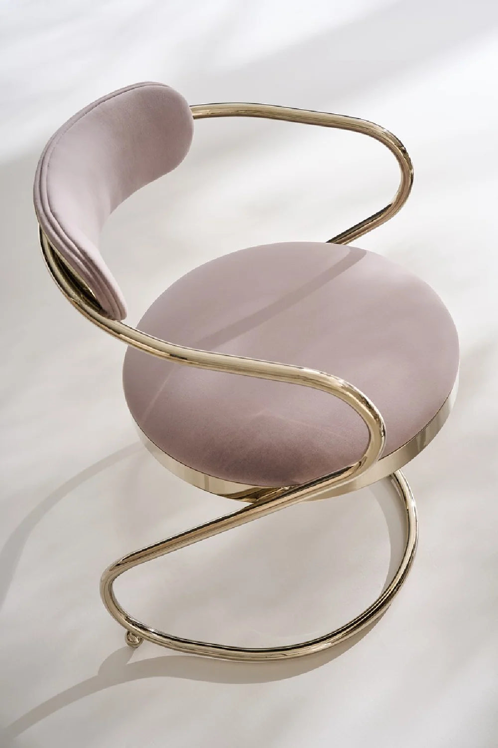 Luxury Upholstered Modern Dining Armchair European Style for Villa
