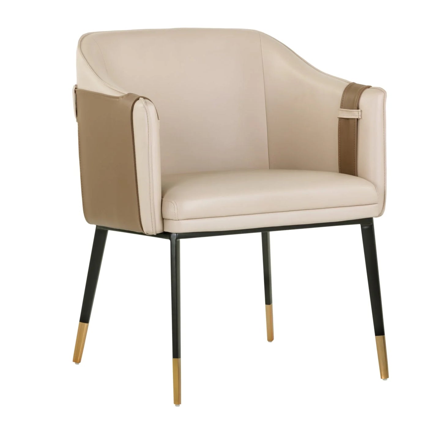 Luxury Upholstered Modern Dining Armchair European Style for Villa