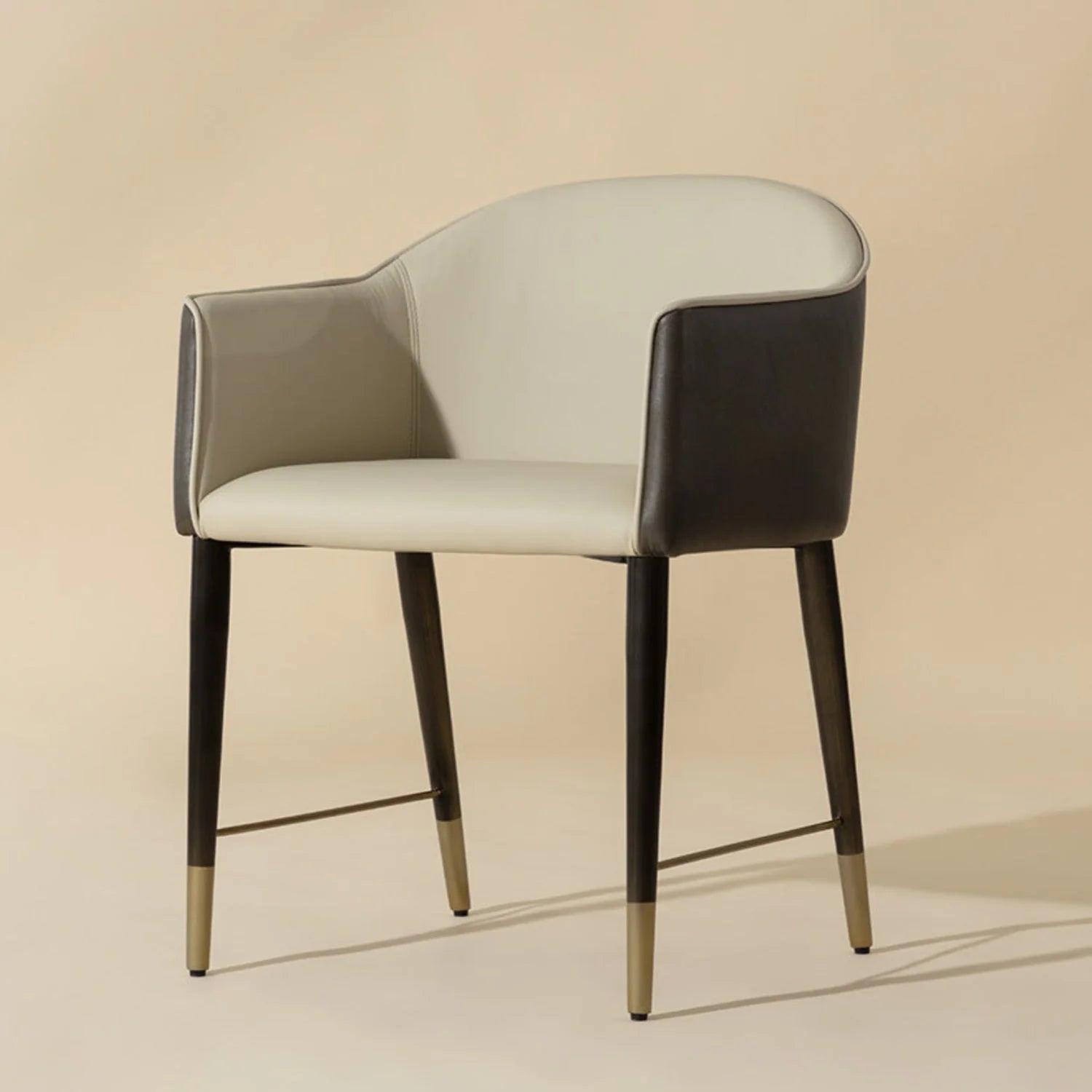 Luxury Upholstered Modern Dining Armchair European Style for Villa