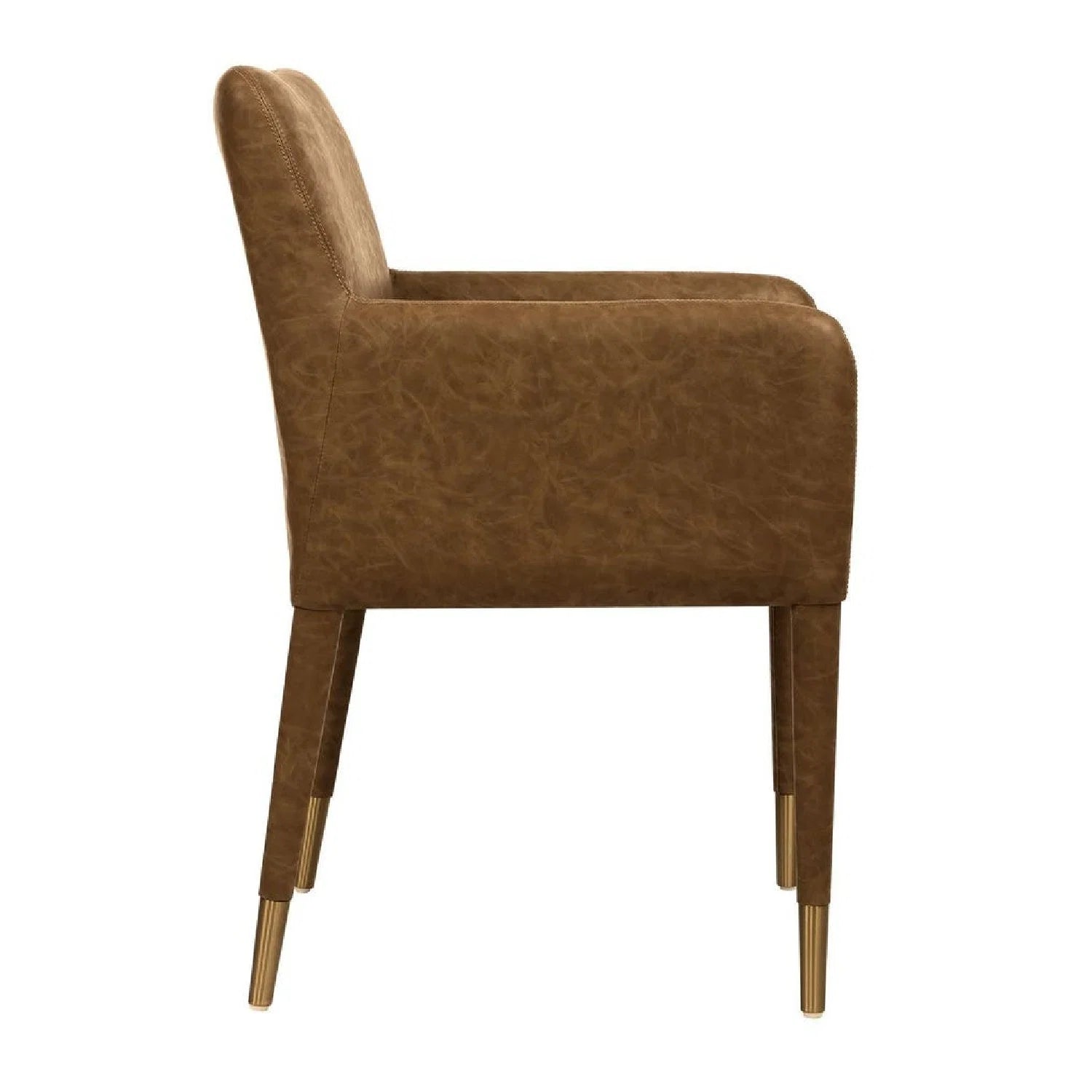 Luxury Upholstered Modern Dining Armchair European Style for Villa