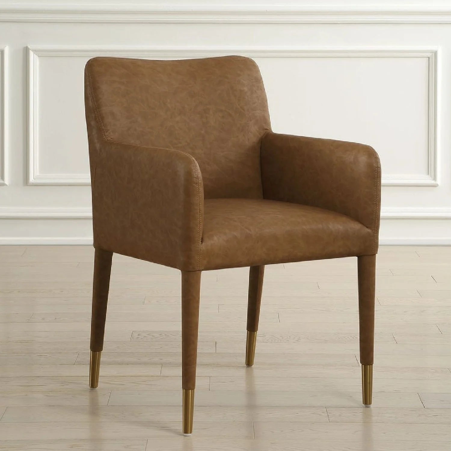 Luxury Upholstered Modern Dining Armchair European Style for Villa