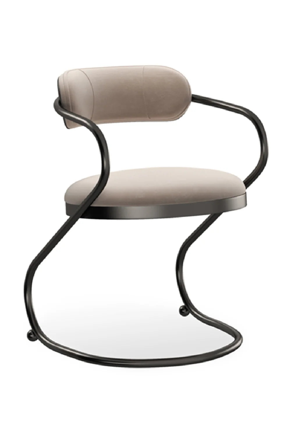 Luxury Upholstered Modern Dining Armchair European Style for Villa