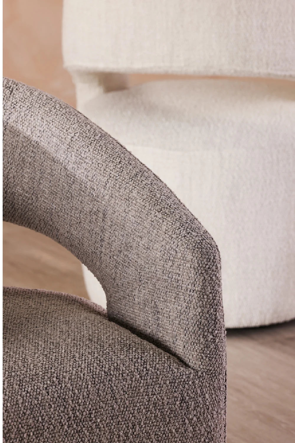 Luxury Upholstered Modern Dining Armchair European Style for Villa