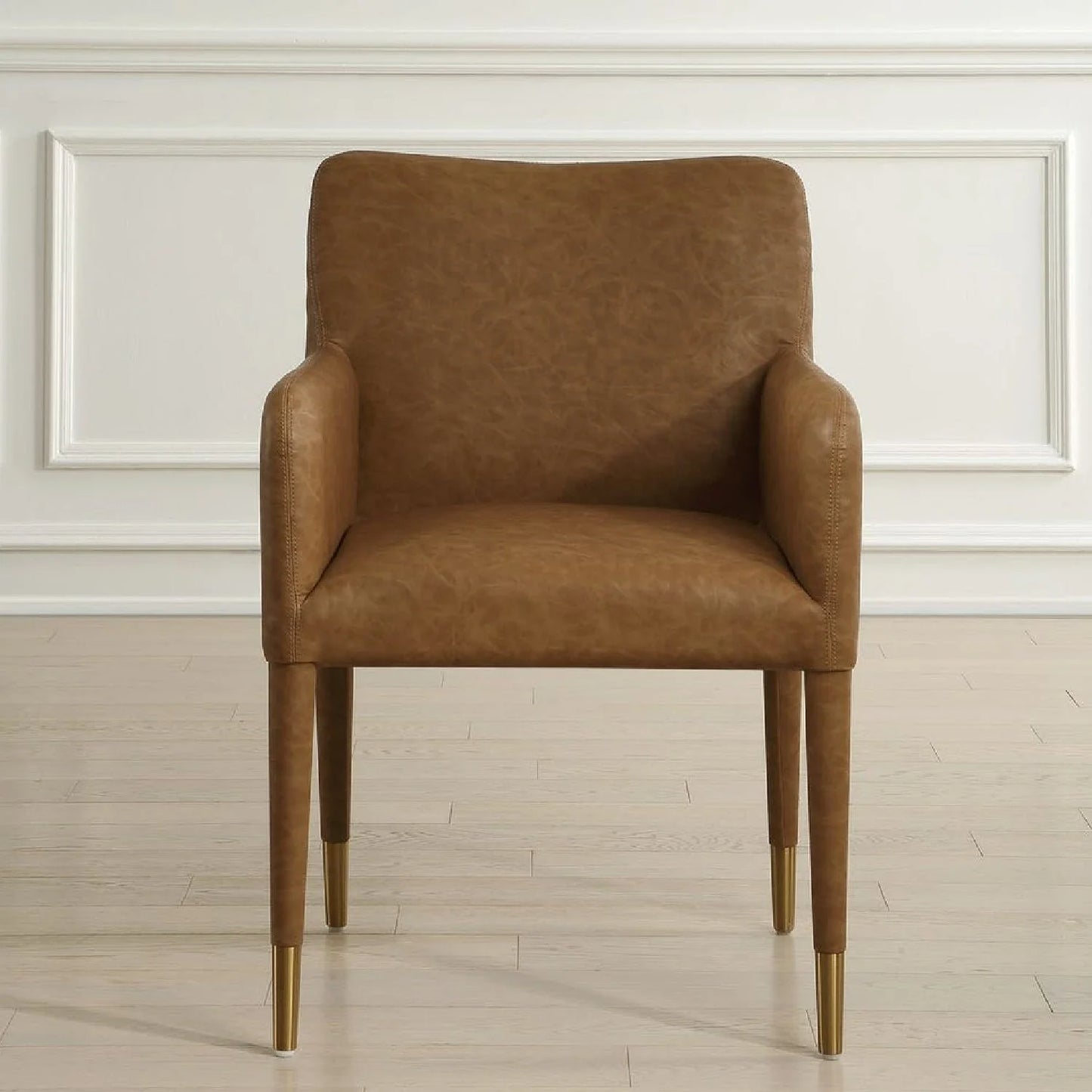 Luxury Upholstered Modern Dining Armchair European Style for Villa