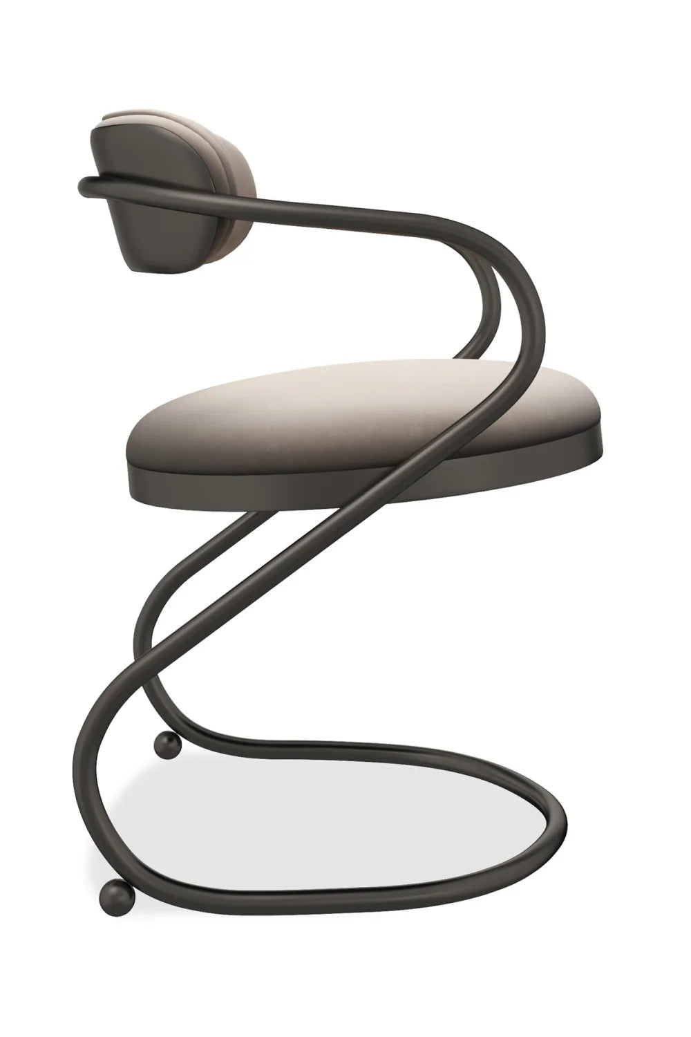 Luxury Upholstered Modern Dining Armchair European Style for Villa