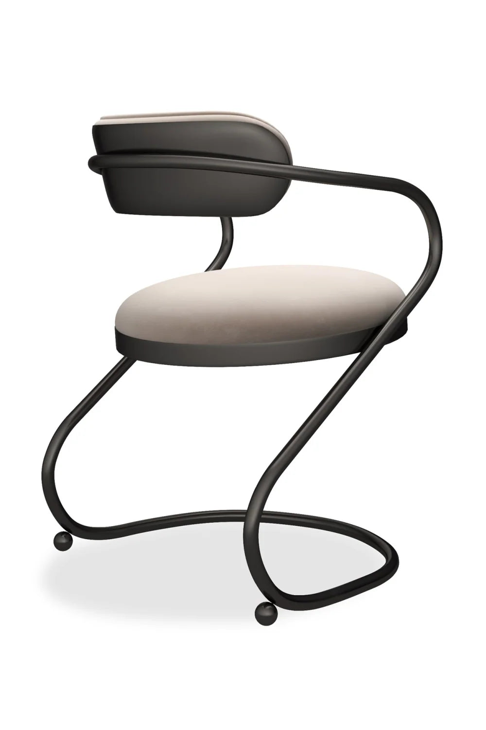 Luxury Upholstered Modern Dining Armchair European Style for Villa