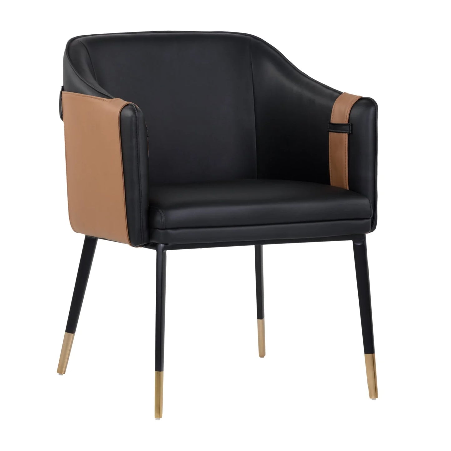 Luxury Upholstered Modern Dining Armchair European Style for Villa