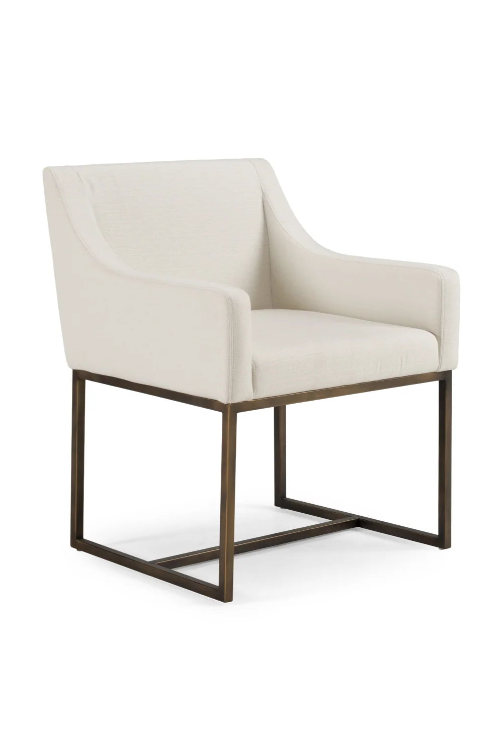 Luxury Upholstered Modern Dining Armchair European Style for Villa