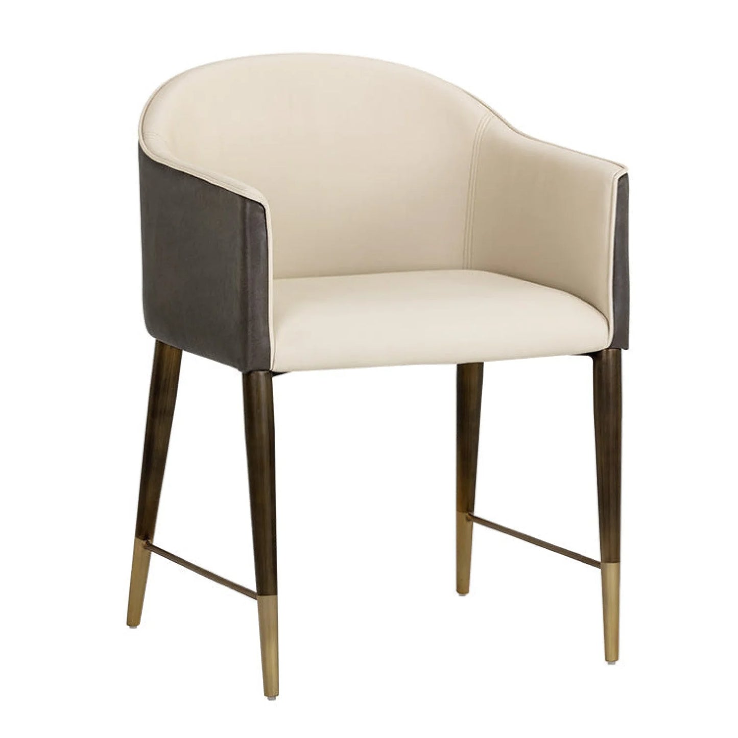 Luxury Upholstered Modern Dining Armchair European Style for Villa