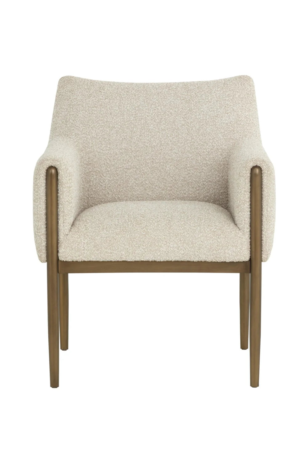 Luxury Upholstered Modern Dining Armchair European Style for Villa